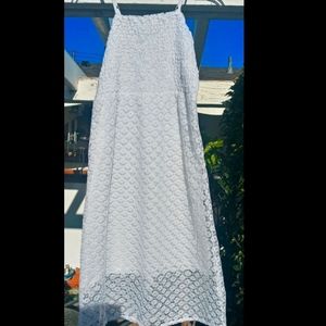 NWOT White lace sun dress